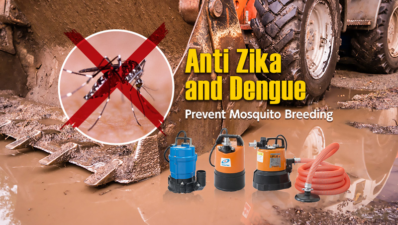 Residue Drainage Pumps as Countermeasures against Zika Virus and Dengue Feverand Dengue Fever